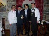  Omaggio al tartufo istriano 2005, cena di gala con lo chef Luigi Ciciriello
